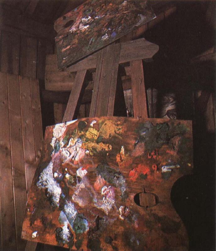Edvard Munch Artist-s Palette oil painting image